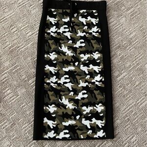 Michael Kors Camo Knit Skirt